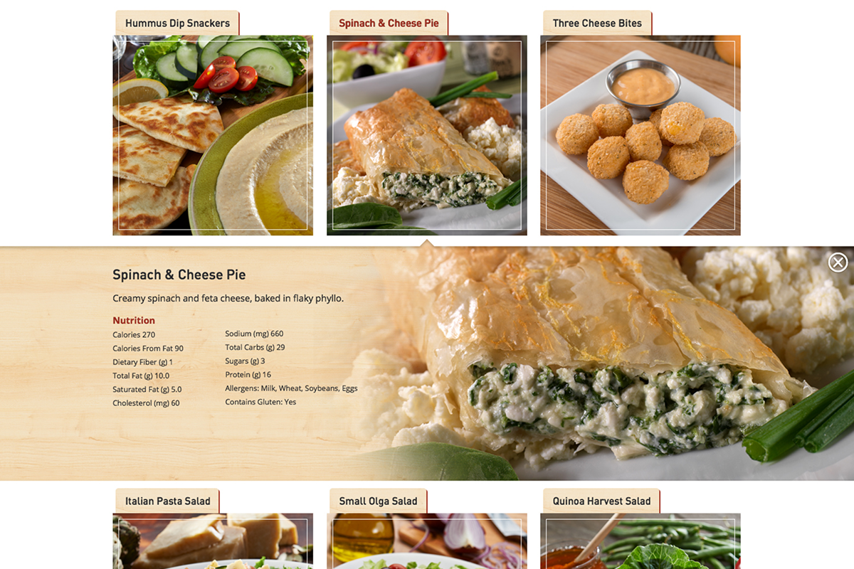 Olga's Menu
